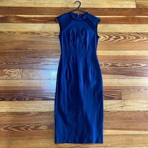 Gorgeous blue pencil dress for a boss lady!